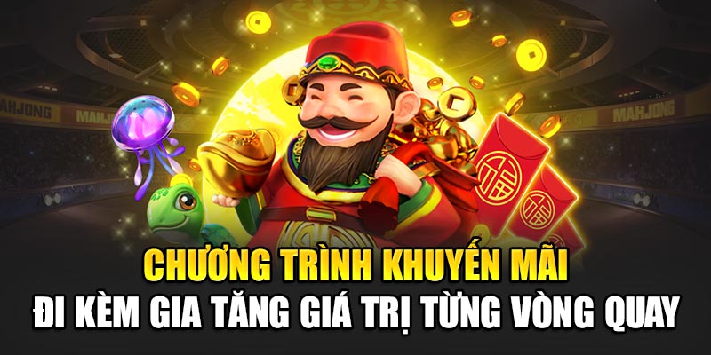 Chương trình khuyến mãi đi kèm gia tăng giá trị từng vòng quay