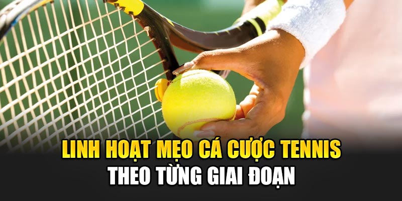 Linh hoạt mẹo cá cược tennis theo từng giai đoạn