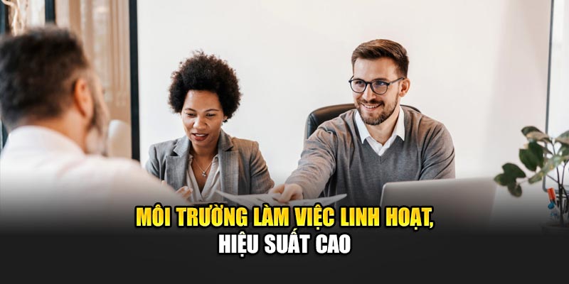Môi trường làm việc linh hoạt, hiệu suất cao